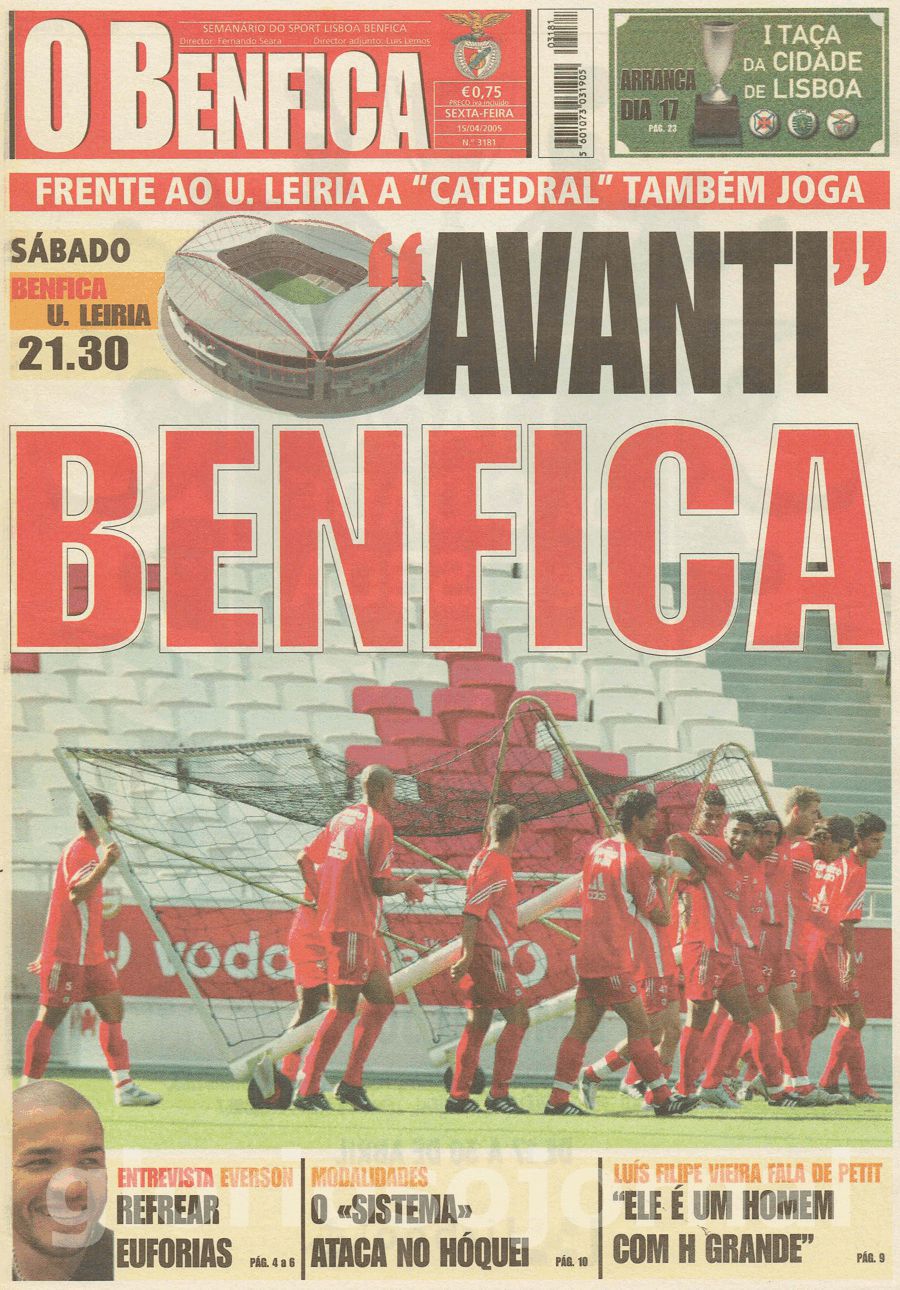 jornal o benfica 3181 2005-04-15